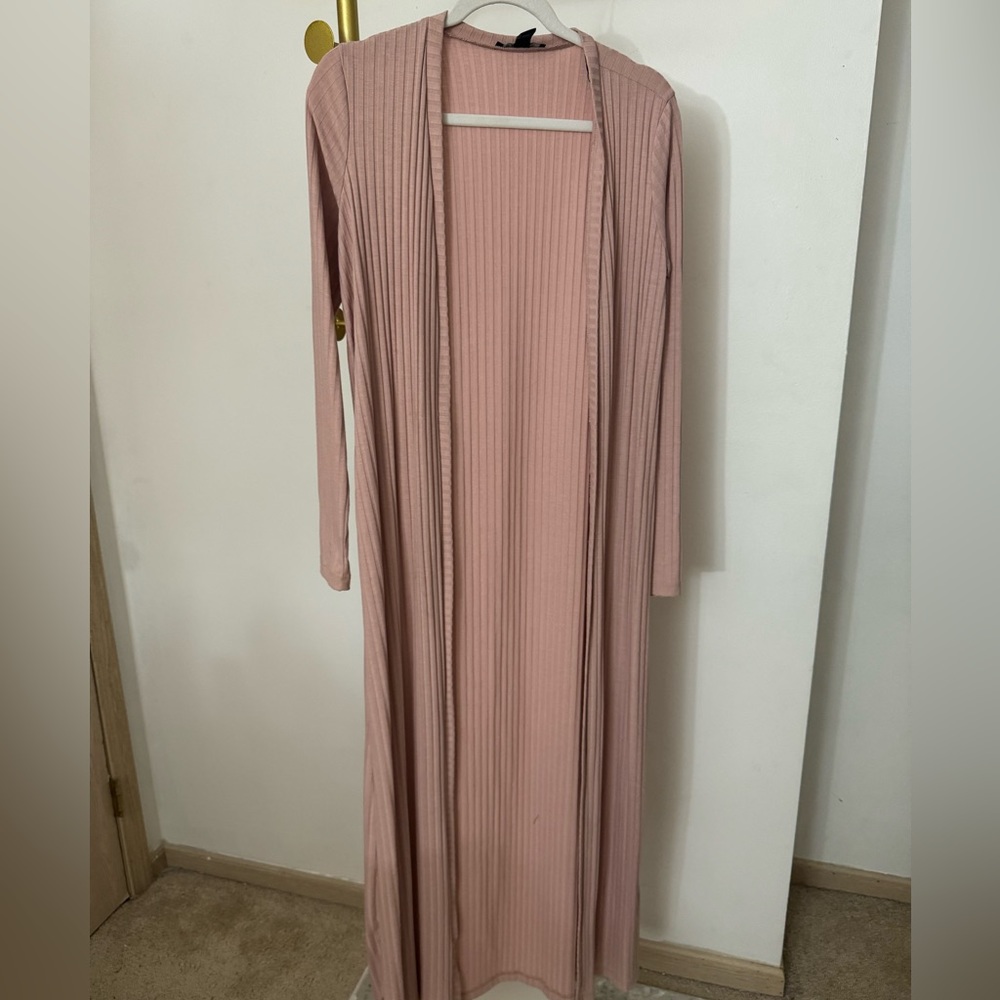 Floor length maxi duster
